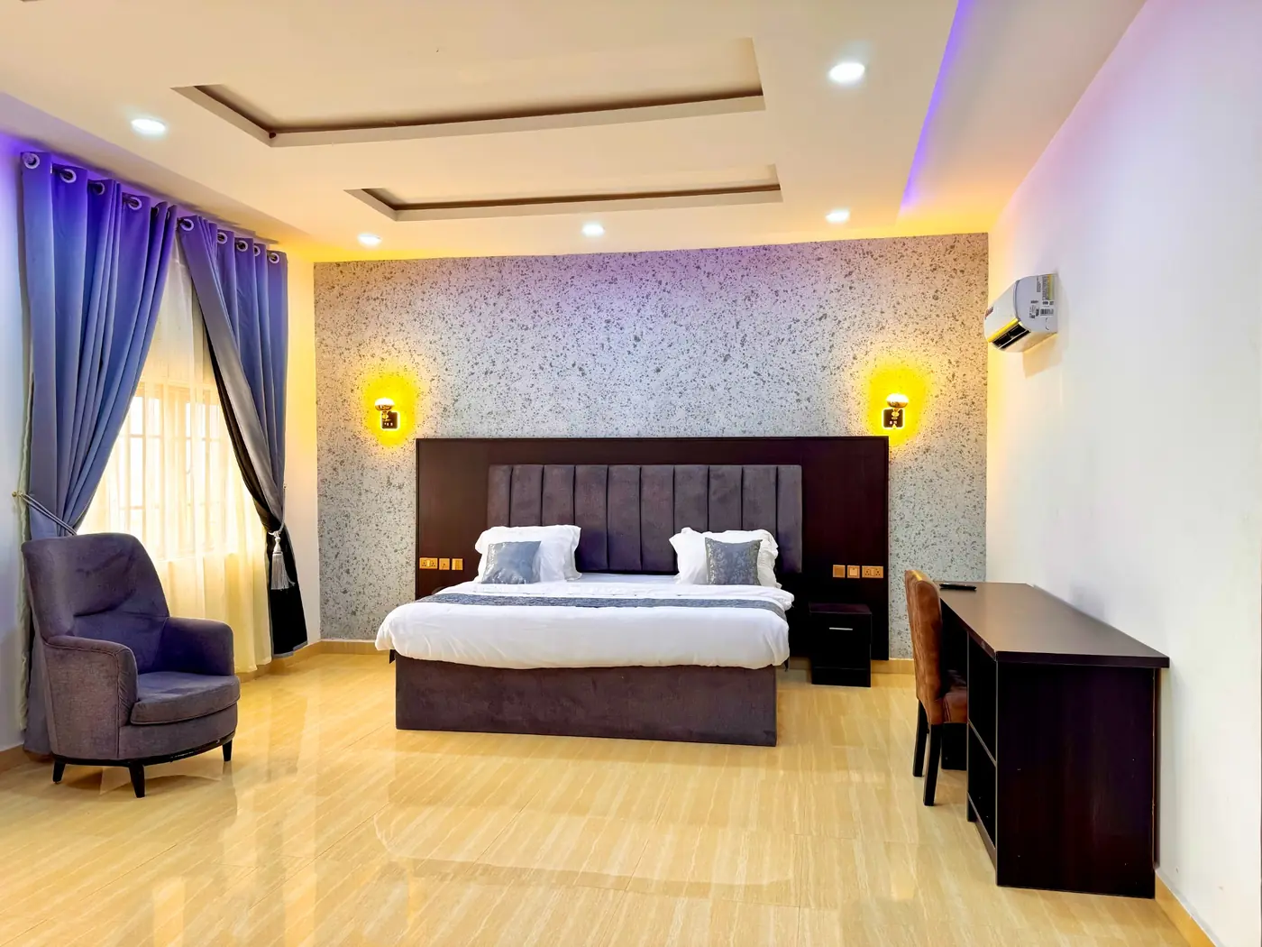 Spacious executive room at Diplomat Enclave Suites in Abuja